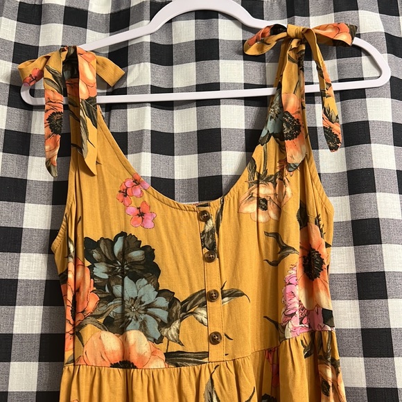 Perfect Floral Flowy Bow Tie Shoulder Maxi Dress - Picture 9 of 15